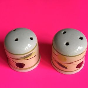 Vintage set of salt and pepper shakers